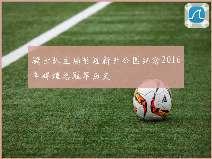 骑士队主场附近新开公园纪念2016年辉煌总冠军历史